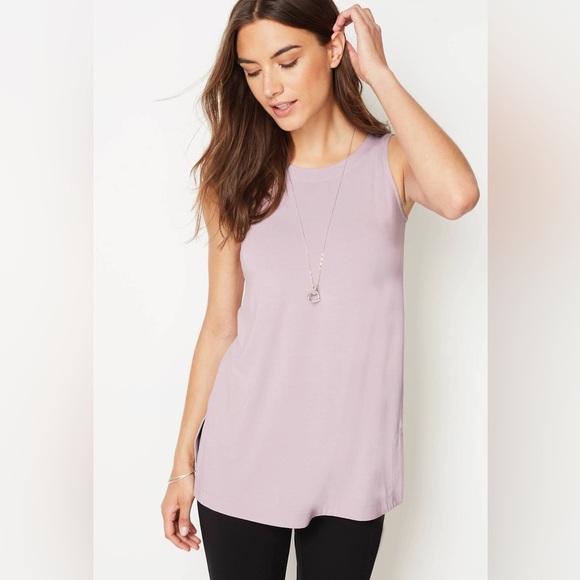 J. Jill Tops - .J. JILL WEAREVER LAYERING TANK IN LAVENDER TINT size Small